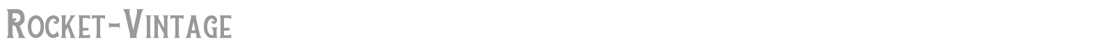 Rocket Vintage font preview